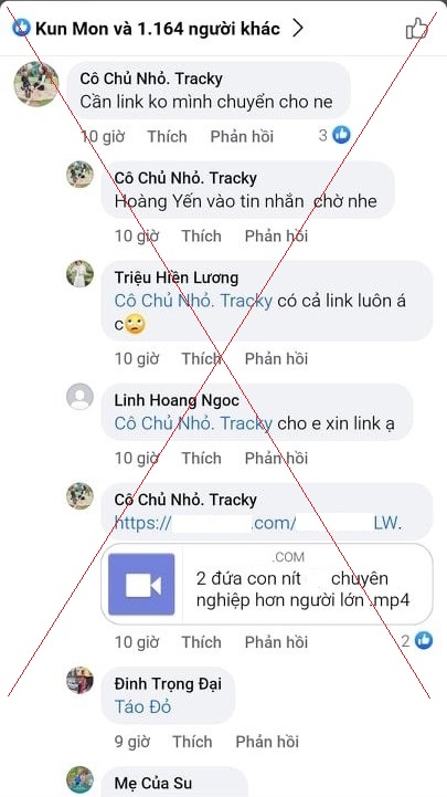 Xử l&yacute; c&ocirc; g&aacute;i chia sẻ clip 2 trẻ vị th&agrave;nh ni&ecirc;n l&agrave;m chuyện người lớn - Ảnh 1.