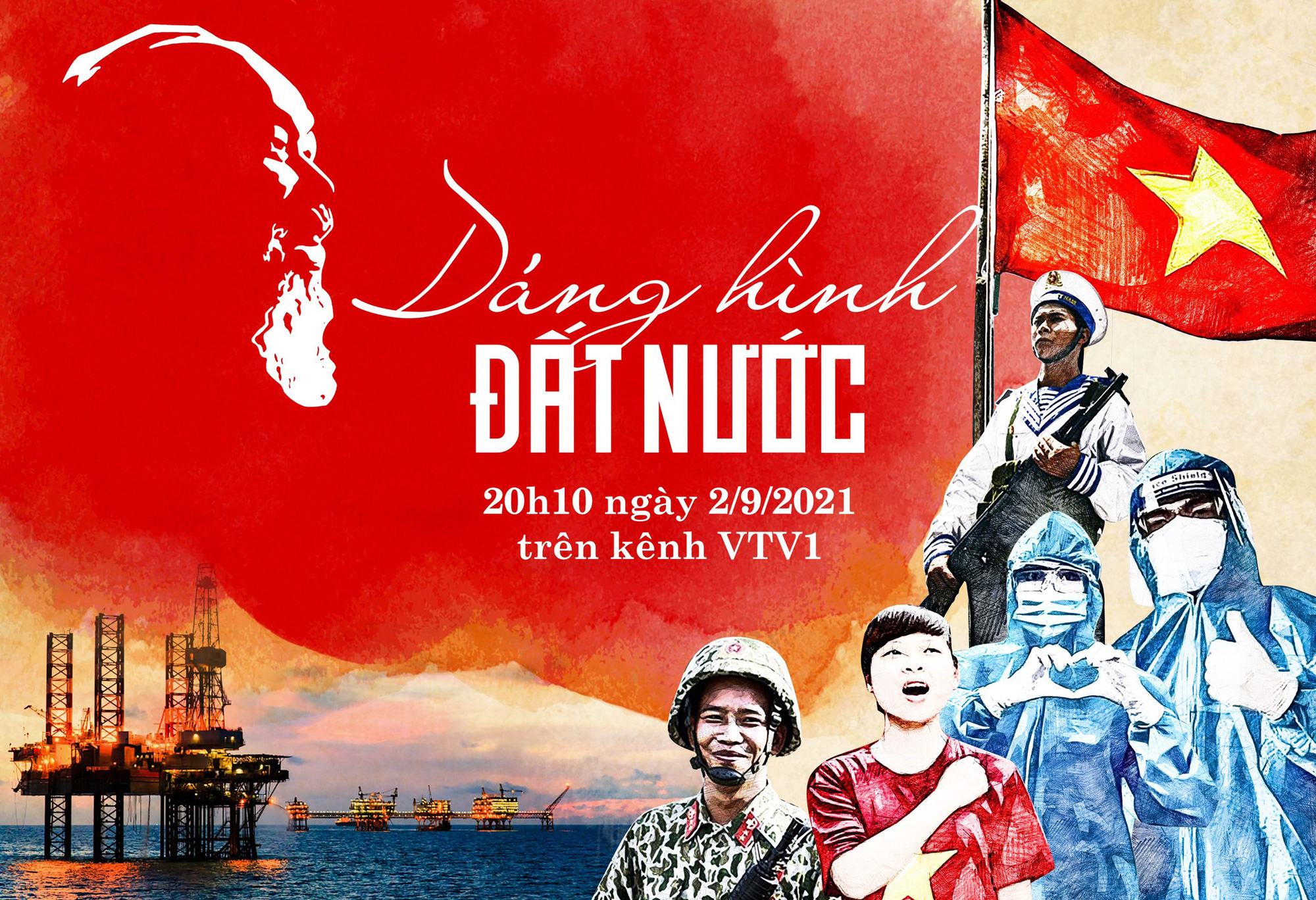 "Dáng hình đất nước" trong ngày Quốc khánh