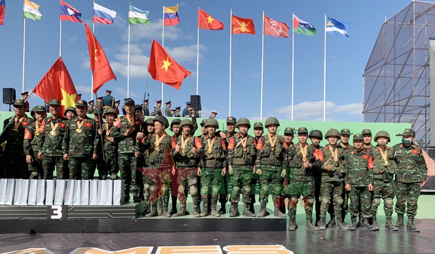 Army Games 2021: Những th&agrave;nh t&iacute;ch nổi bật của đội Việt Nam tr&ecirc;n đất Nga - Ảnh 2.