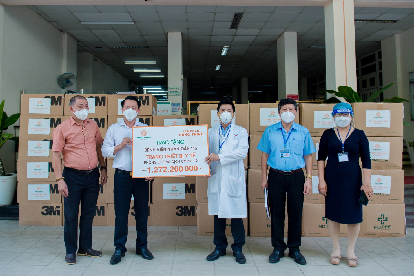 Tập đo&agrave;n Hưng Thịnh hỗ trợ trang thiết bị y tế cho Bệnh viện Nh&acirc;n D&acirc;n 115 v&agrave; Bệnh viện Nh&acirc;n d&acirc;n Gia Định - Ảnh 1.