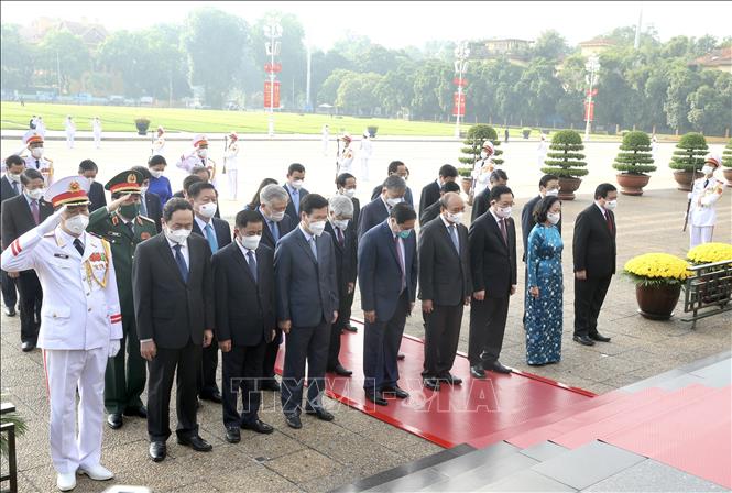 Lãnh đạo Đảng, Nhà nước viếng Chủ tịch Hồ Chí Minh