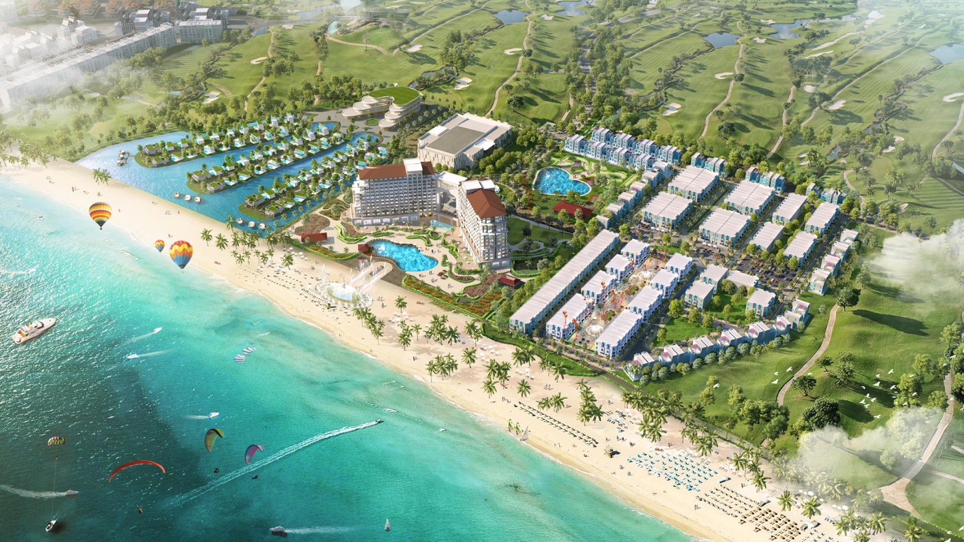 The Blue Village – “tiểu Santorini” độc đáo giữa lòng đại đô thị nghỉ dưỡng FLC Quảng Bình - Ảnh 1.