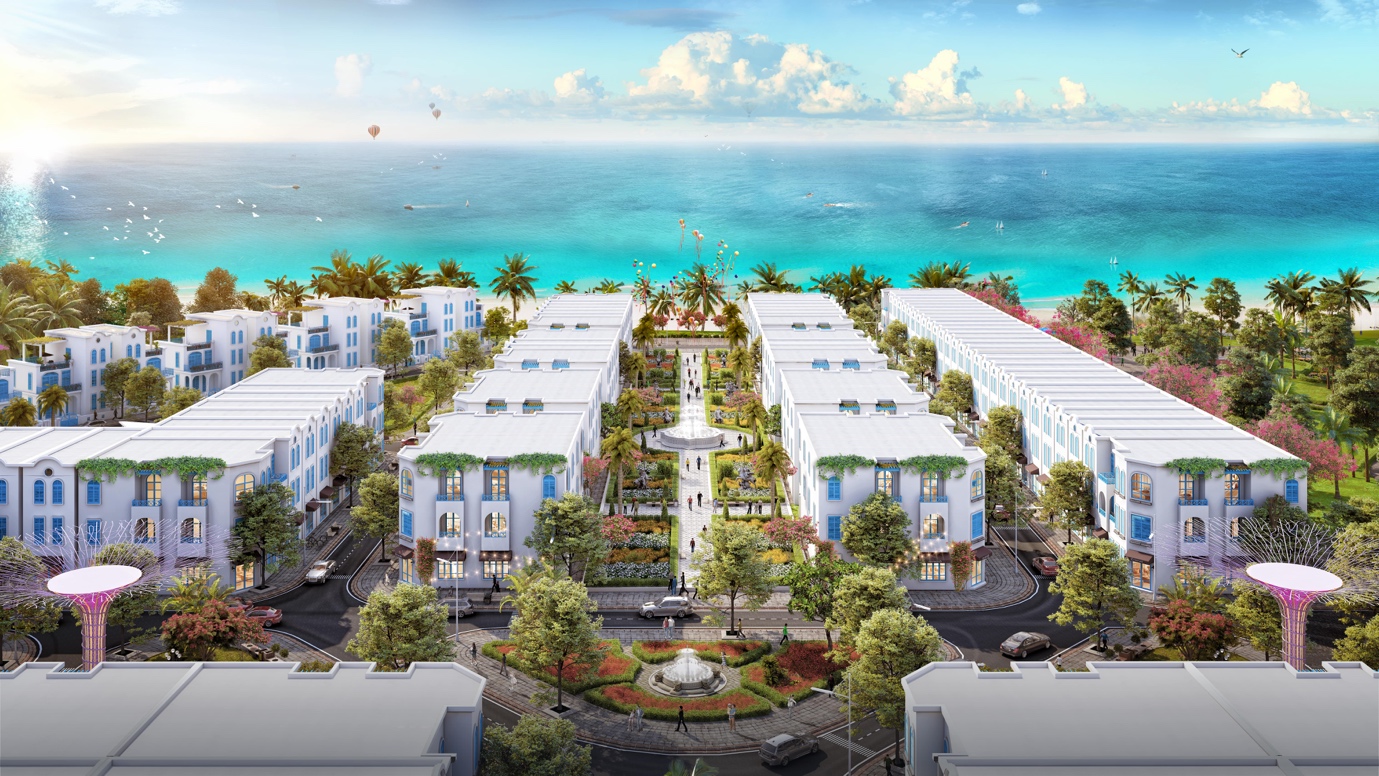 The Blue Village – “tiểu Santorini” độc đáo giữa lòng đại đô thị nghỉ dưỡng FLC Quảng Bình - Ảnh 3.