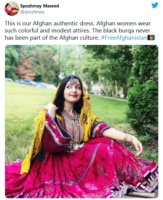 Phụ nữ Afghanistan phản đối Taliban đụng v&agrave;o quần &aacute;o - Ảnh 3.