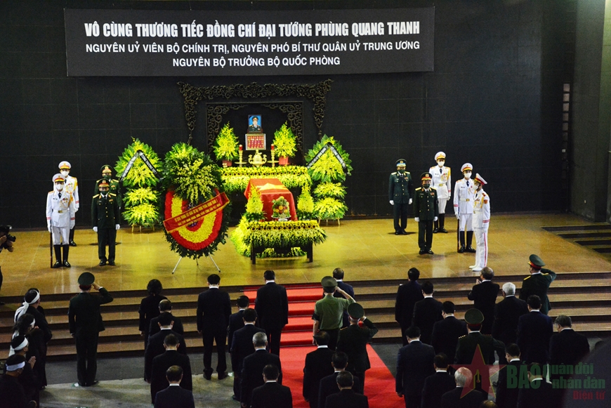 Tổ chức trọng thể Lễ tang Đại tướng Phùng Quang Thanh - Ảnh 1.