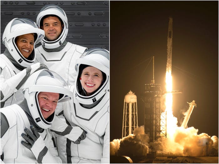 SpaceX đưa thành công 4 khách du lịch vũ trụ lên quỹ đạo