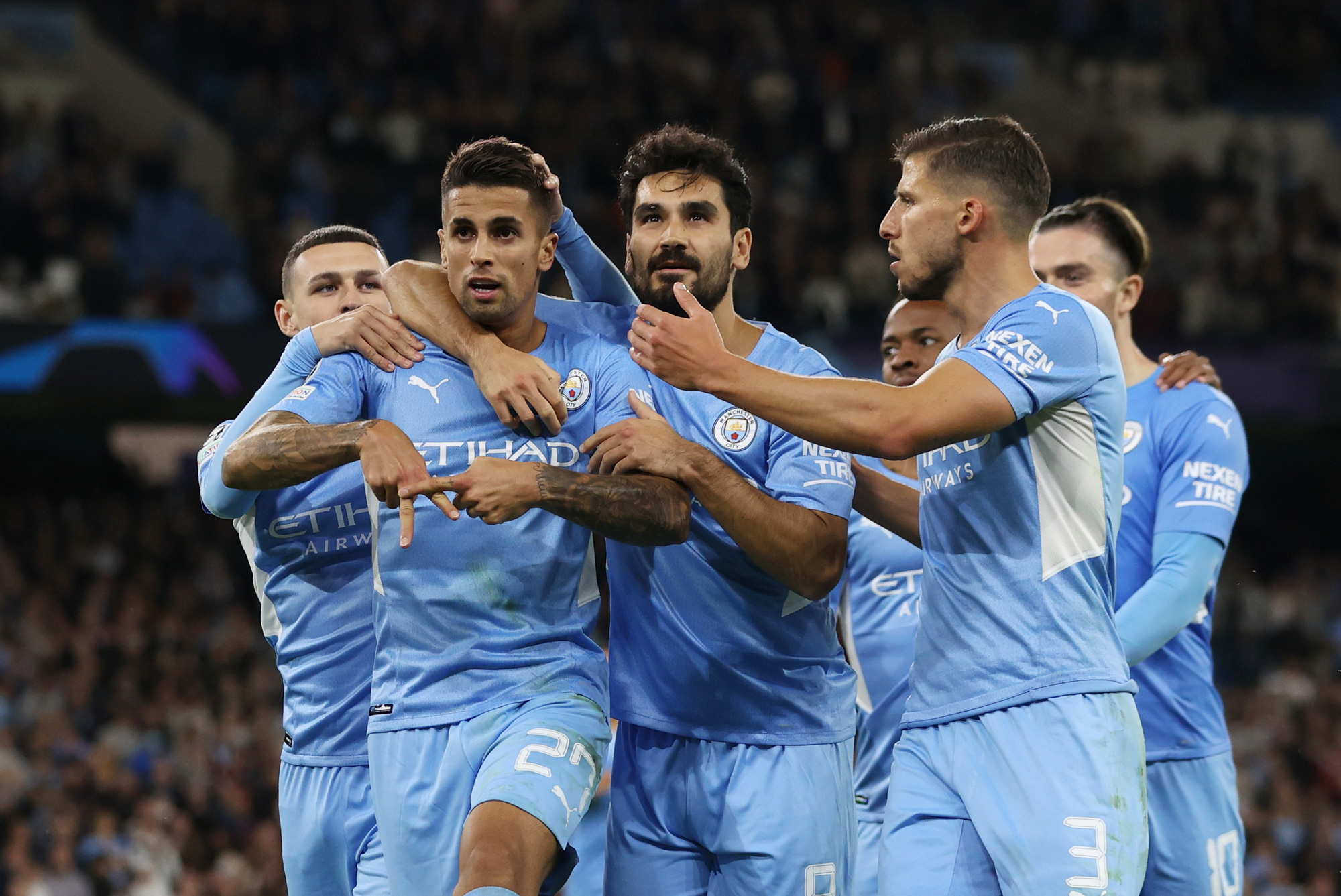 Đại tiệc 9 bàn thắng, Man City vùi dập RB Leipzig ở Etihad