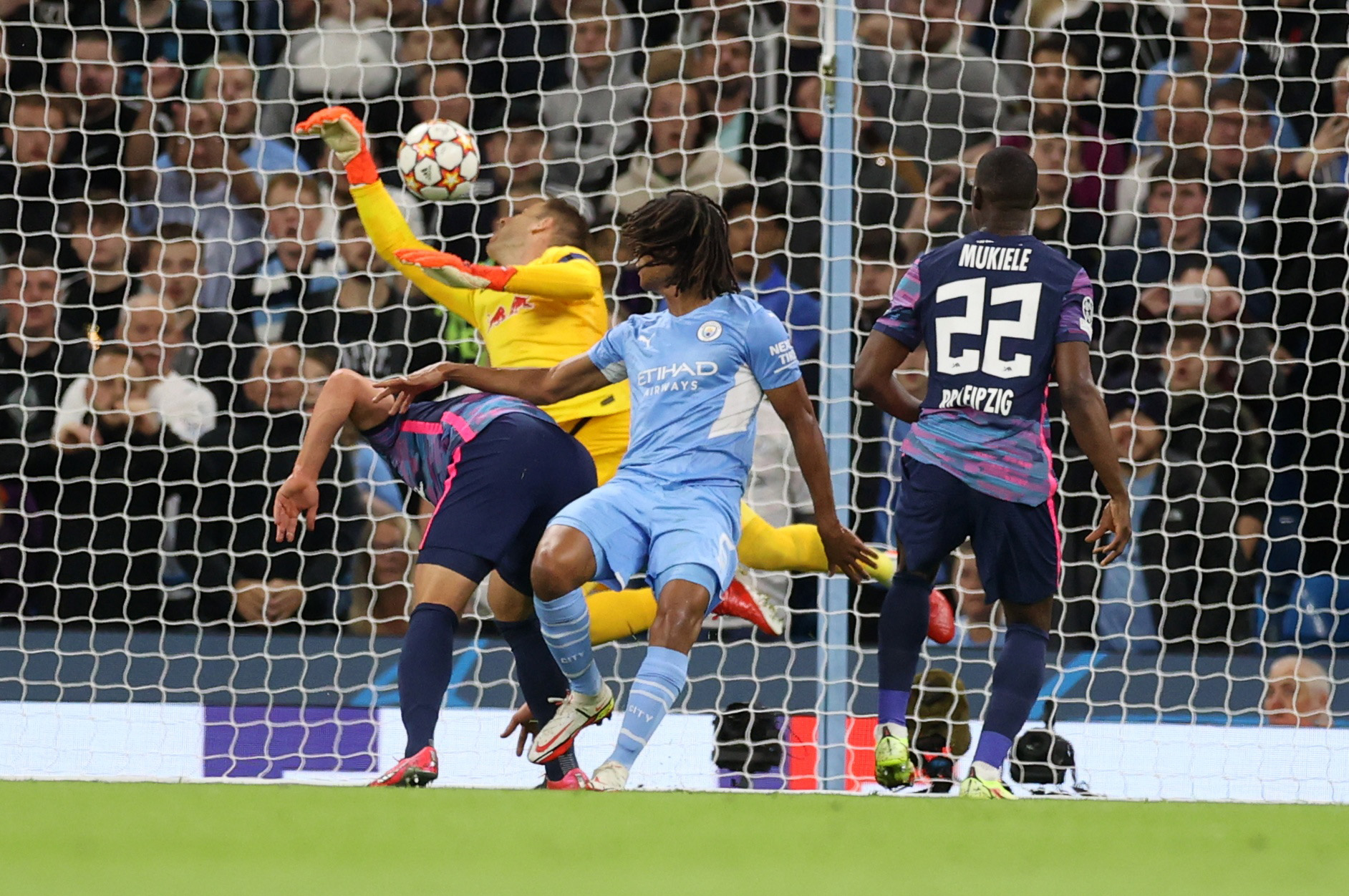 Đại ti&ecirc;̣c 9 bàn thắng, Man City v&ugrave;i dập b&ograve; đỏ RB Leipzig ở Etihad - Ảnh 2.