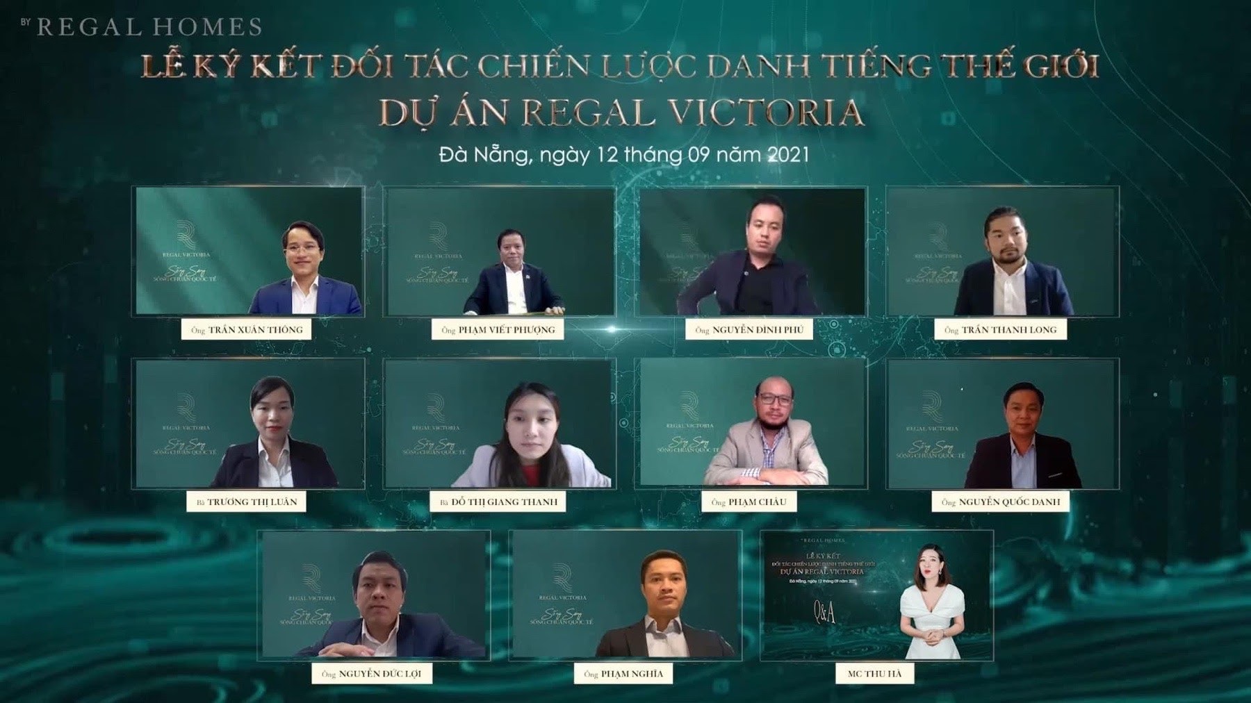 Đất Xanh Miền Trung ký kết với các thương hiệu vật liệu, hoàn thiện cho khu biệt thự Regal Victoria