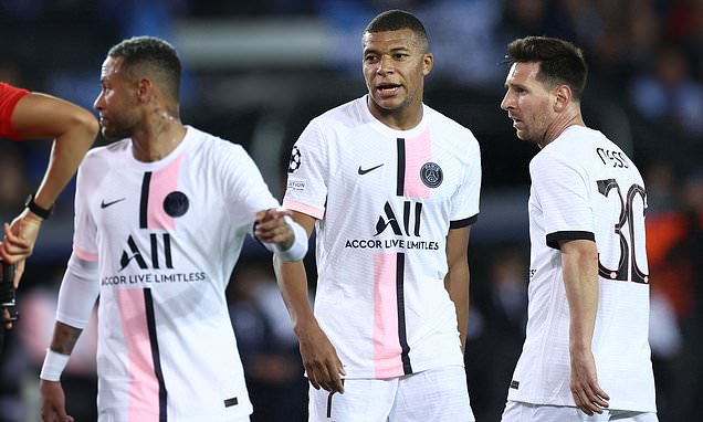 Messi và "tam tấu" PSG nhạt nhòa, Club Brugge chia điểm đại gia