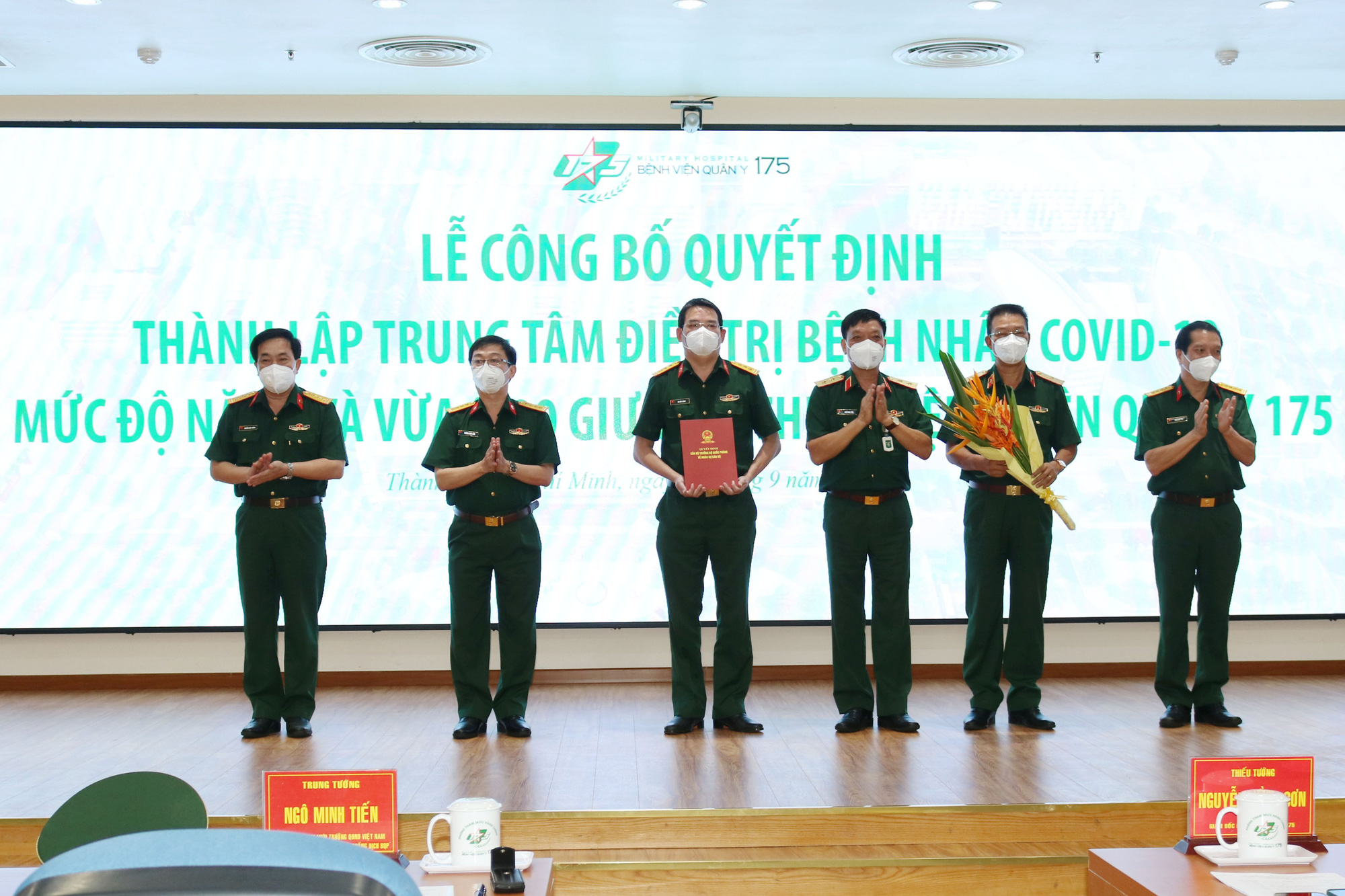 Thành lập Trung tâm điều trị bệnh nhân Covid-19 thuộc Bệnh viện Quân y 175 - Ảnh 1.