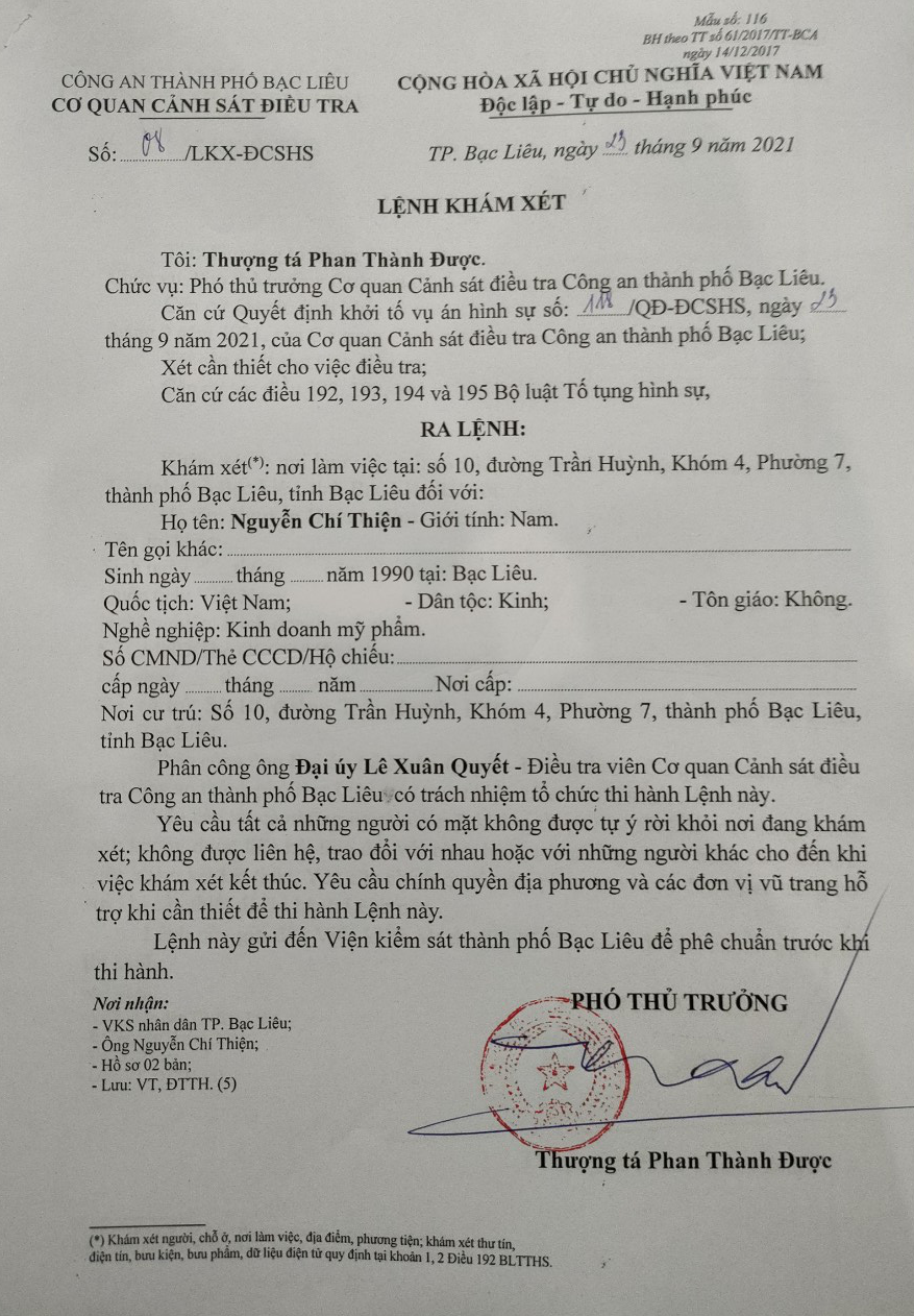 Khởi tố, kh&aacute;m x&eacute;t nhiều nơi li&ecirc;n quan nữ gi&aacute;m đốc bị tố l&acirc;y lan dịch Covid-19 - Ảnh 3.