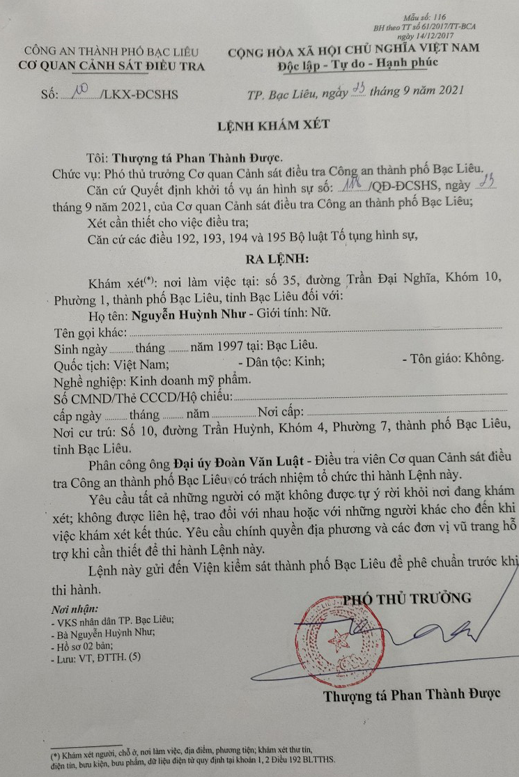 Khởi tố, kh&aacute;m x&eacute;t nhiều nơi li&ecirc;n quan nữ gi&aacute;m đốc bị tố l&acirc;y lan dịch Covid-19 - Ảnh 6.