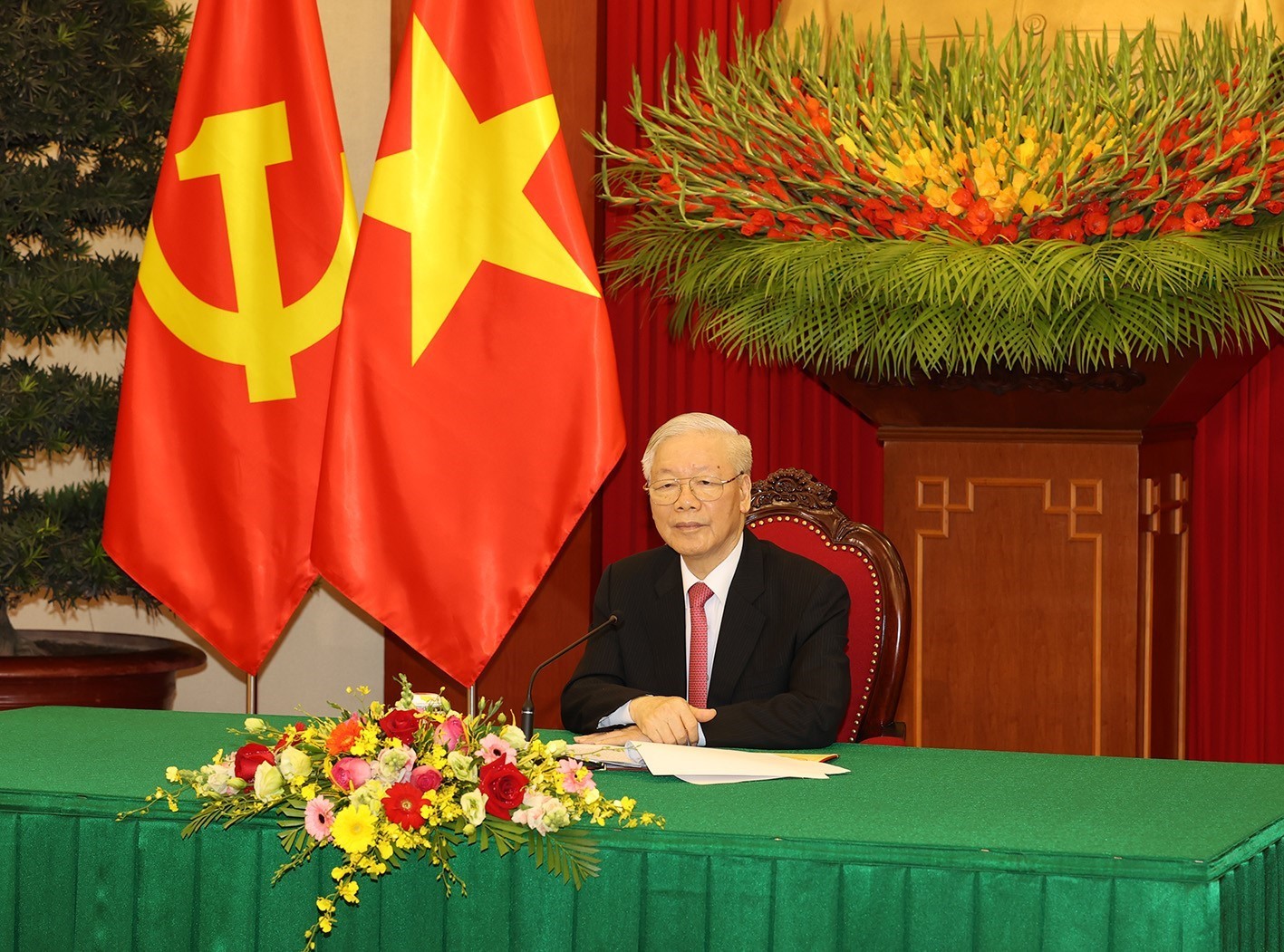 Tổng Bí thư Nguyễn Phú Trọng điện đàm với Tổng Bí thư, Chủ tịch Trung Quốc Tập Cận Bình