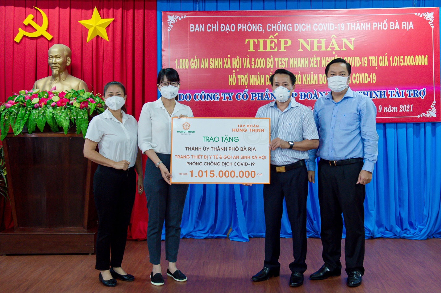 Tập đo&agrave;n Hưng Thịnh tiếp th&ecirc;m nguồn lực gi&uacute;p c&aacute;c tỉnh, th&agrave;nh chống dịch Covid-19 - Ảnh 4.
