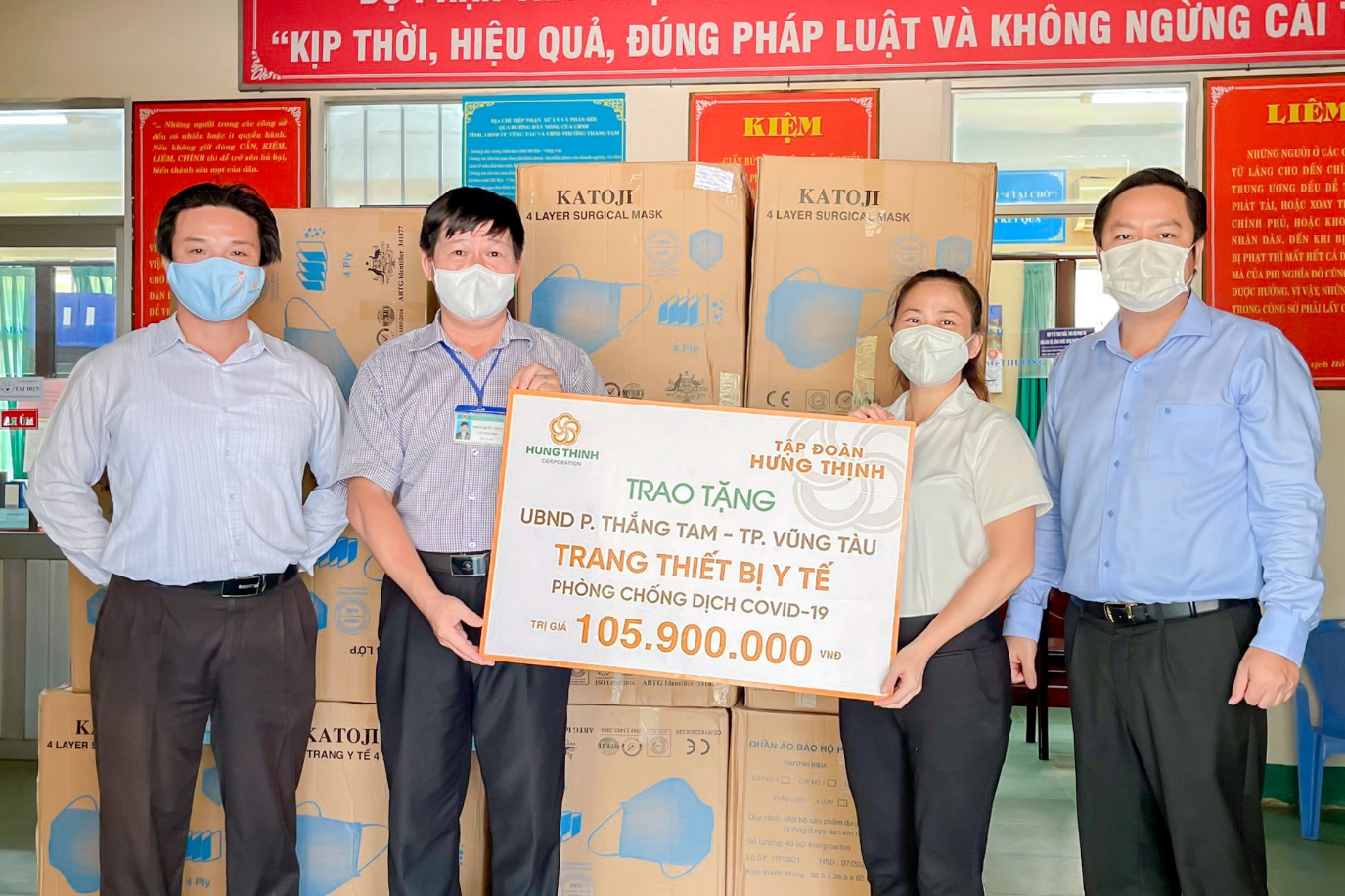 Tập đo&agrave;n Hưng Thịnh tiếp th&ecirc;m nguồn lực gi&uacute;p c&aacute;c tỉnh, th&agrave;nh chống dịch Covid-19 - Ảnh 5.
