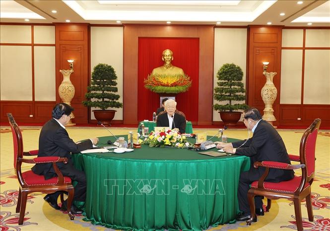 Gặp cấp cao Việt Nam - Campuchia - Lào