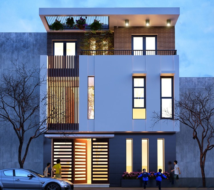 Mẫu nhà ống 3 tầng hiện đại đáng đồng tiền bát gạo gia chủ thích mê