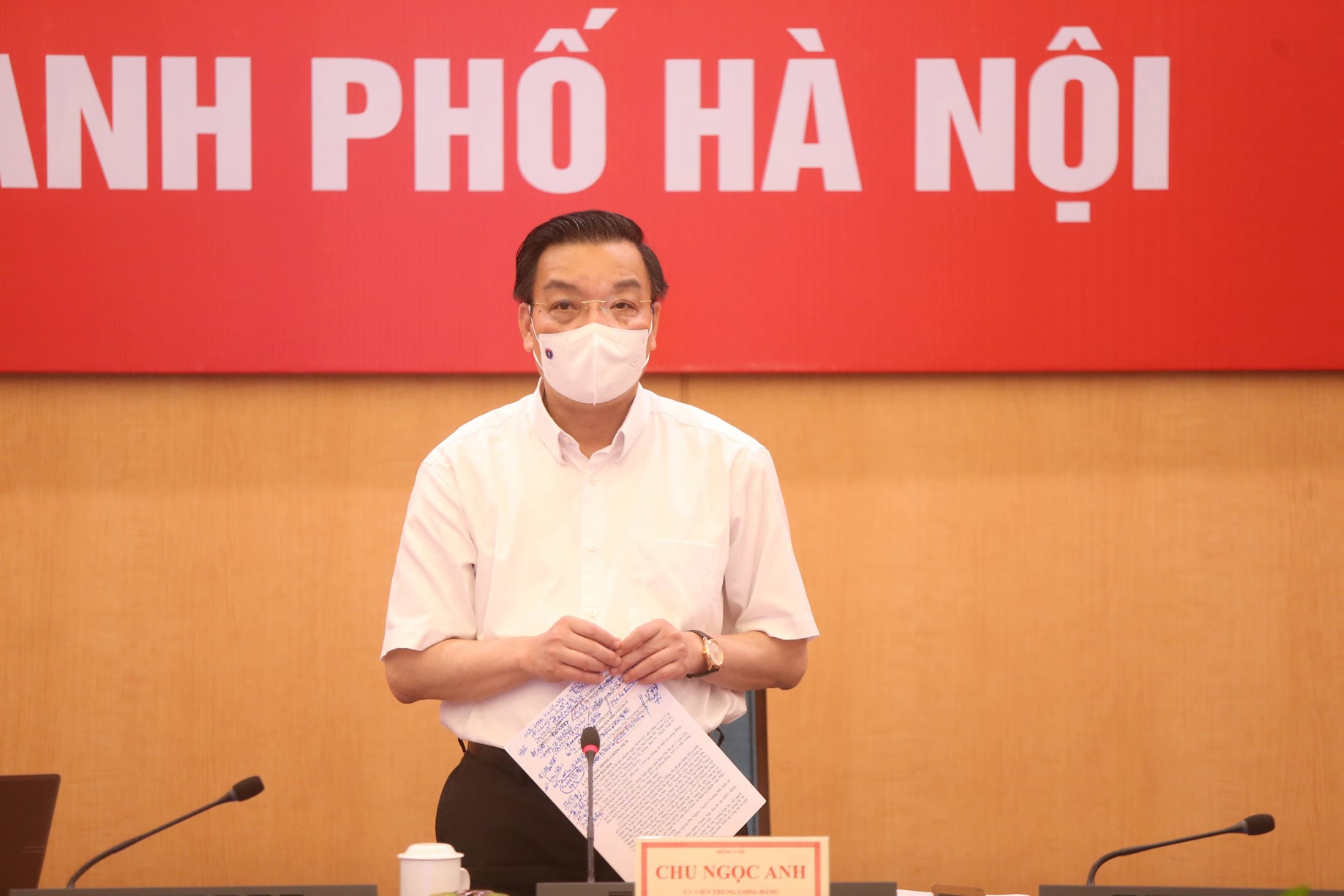 Chủ tịch Hà Nội nói rõ về cách chống dịch khi phân 3 vùng