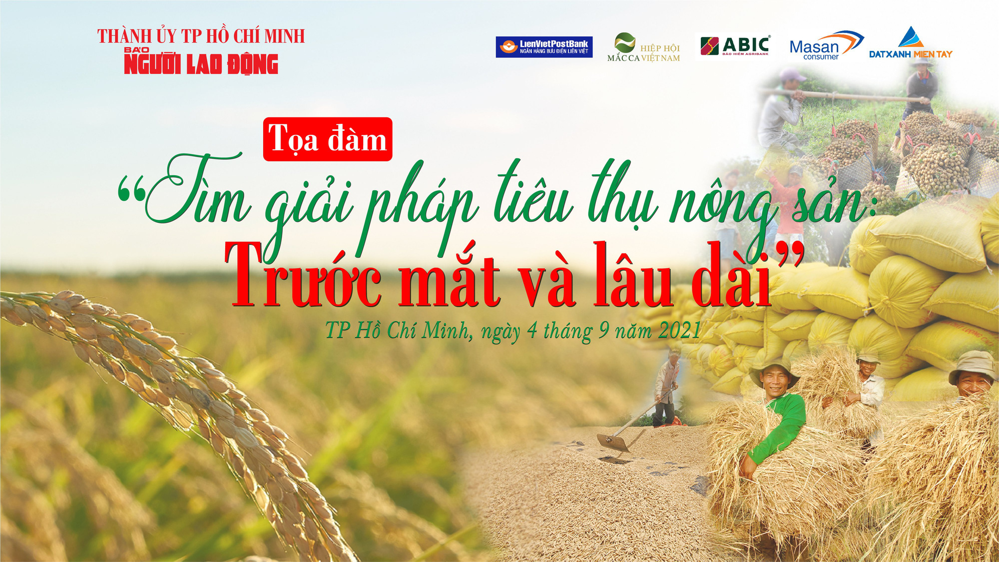 Báo Người Lao Động tổ chức Tọa đàm “Tìm giải pháp tiêu thụ nông sản: Trước mắt và lâu dài”