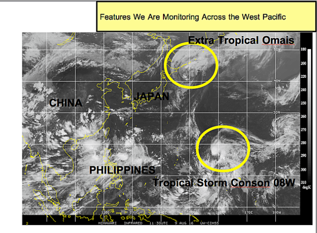 Bão Conson dự kiến băng qua Philippines vào biển Đông
