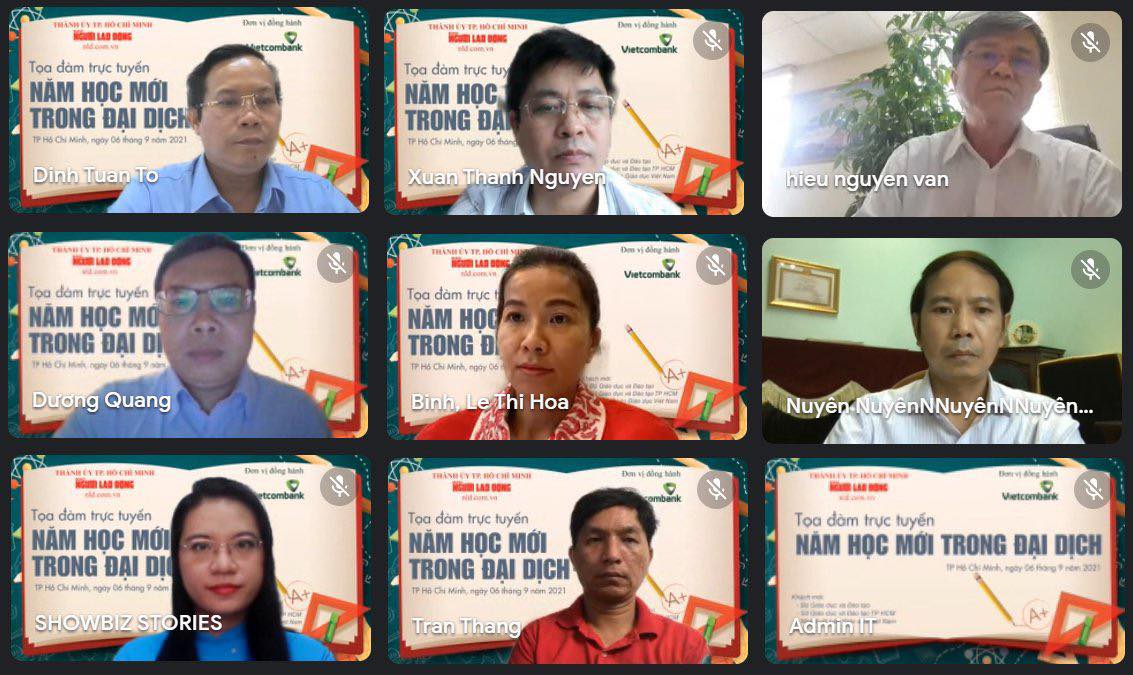 Tọa đàm "Năm học mới trong đại dịch": Nhiều vấn đề "nóng" được giải đáp