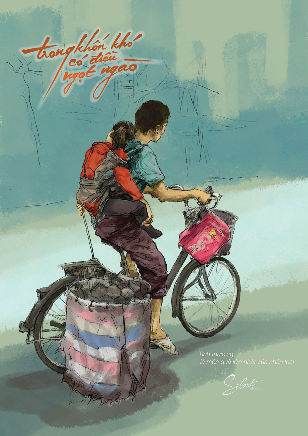 Tan chảy với tranh sơn dầu Trần Trung Lĩnh Trong gian kh&oacute; c&oacute; điều ngọt ng&agrave;o - Ảnh 3.