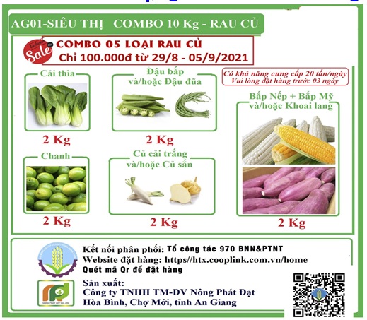 Hỗ trợ nhận đặt combo nông sản - Ảnh 1.
