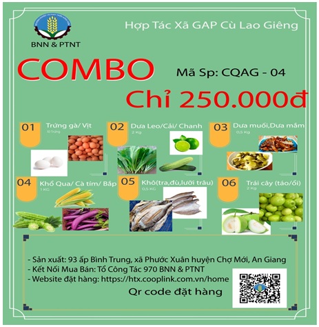 Hỗ trợ nhận đặt combo nông sản - Ảnh 3.