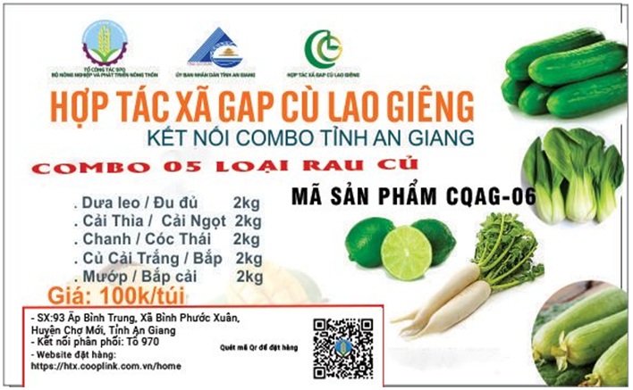Hỗ trợ nhận đặt combo nông sản