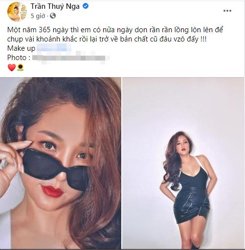 Nghệ sĩ hài Thúy Nga xả ảnh bốc lửa ở tuổi 45 - Ảnh 1.