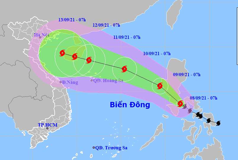 B&atilde;o Conson giật cấp 12 đang di chuyển nhanh hướng v&agrave;o nước ta - Ảnh 1.