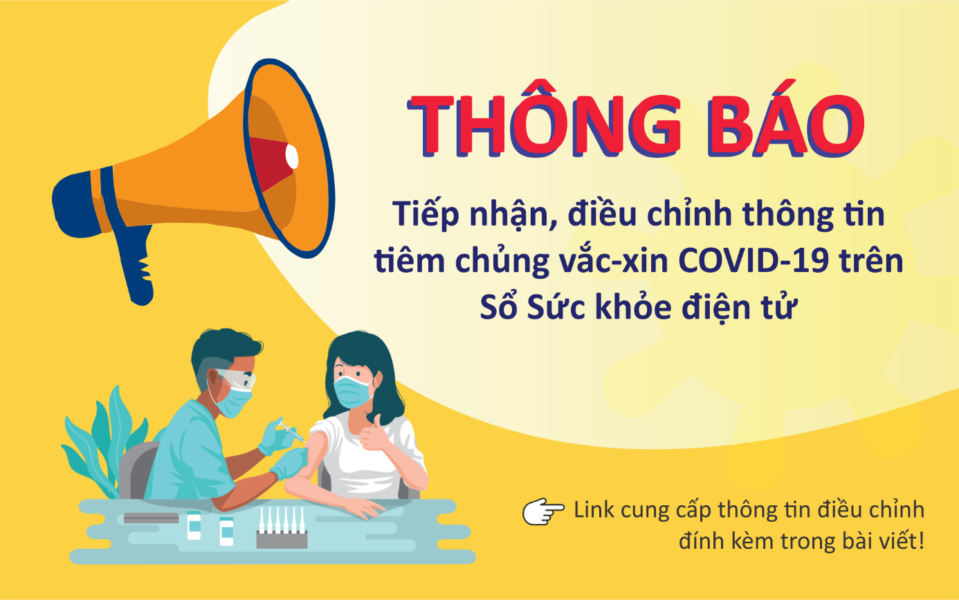 TP HCM: Tiếp nhận, điều chỉnh thông tin tiêm chủng vắc-xin Covid-19