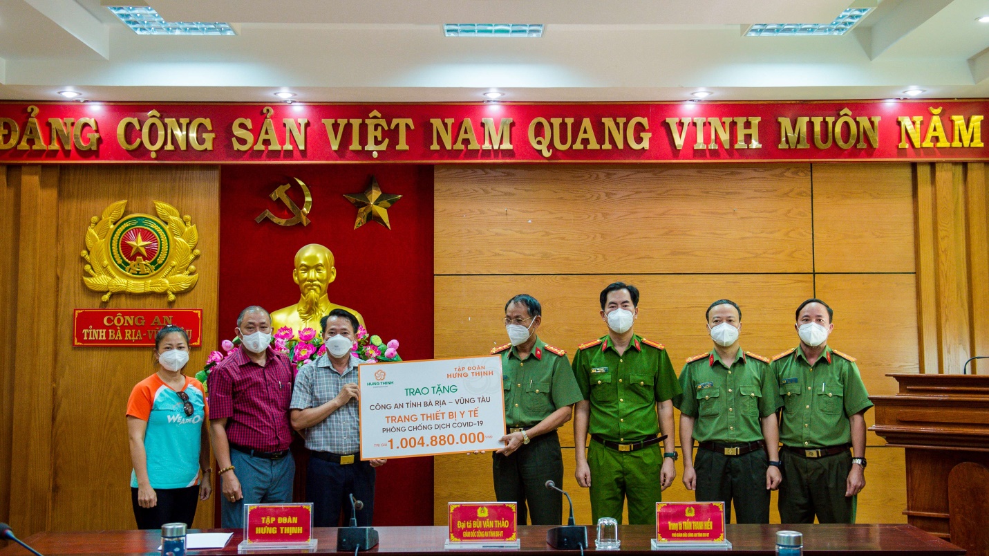 Tập đoàn Hưng Thịnh tiếp tục chung sức cùng các tỉnh, thành trong cuộc chiến chống Covid-19 - Ảnh 3.