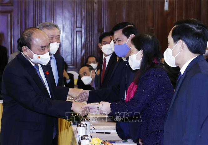 Chủ tịch nước: X&acirc;y dựng cơ chế kiểm so&aacute;t quyền lực, chống tham nhũng, ti&ecirc;u cực trong x&eacute;t xử - Ảnh 3.