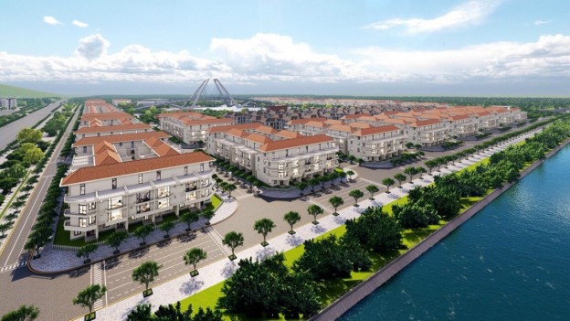 Trục nhà liên kế, nhà phố đầy đủ tiện ích sang trọng