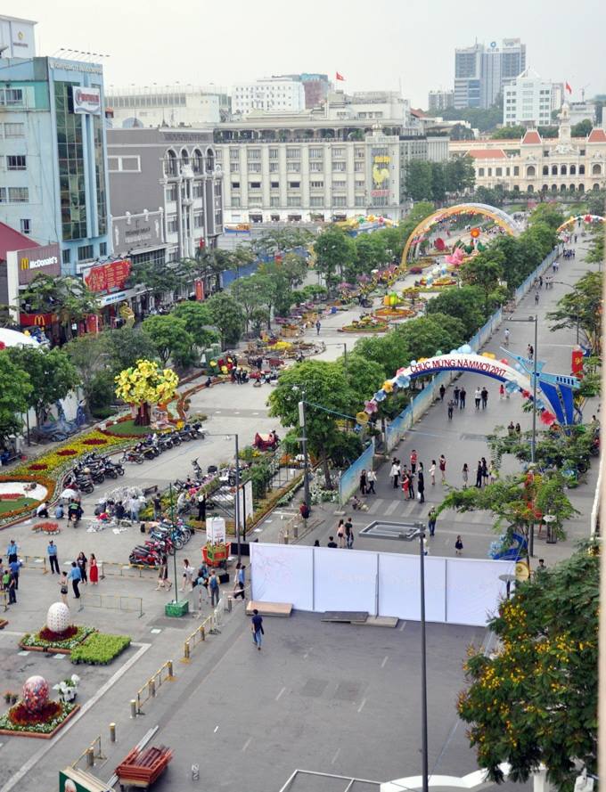 Từ hôm nay 13-1, cấm xe nhiều tuyến đường ở quận 1, TP HCM