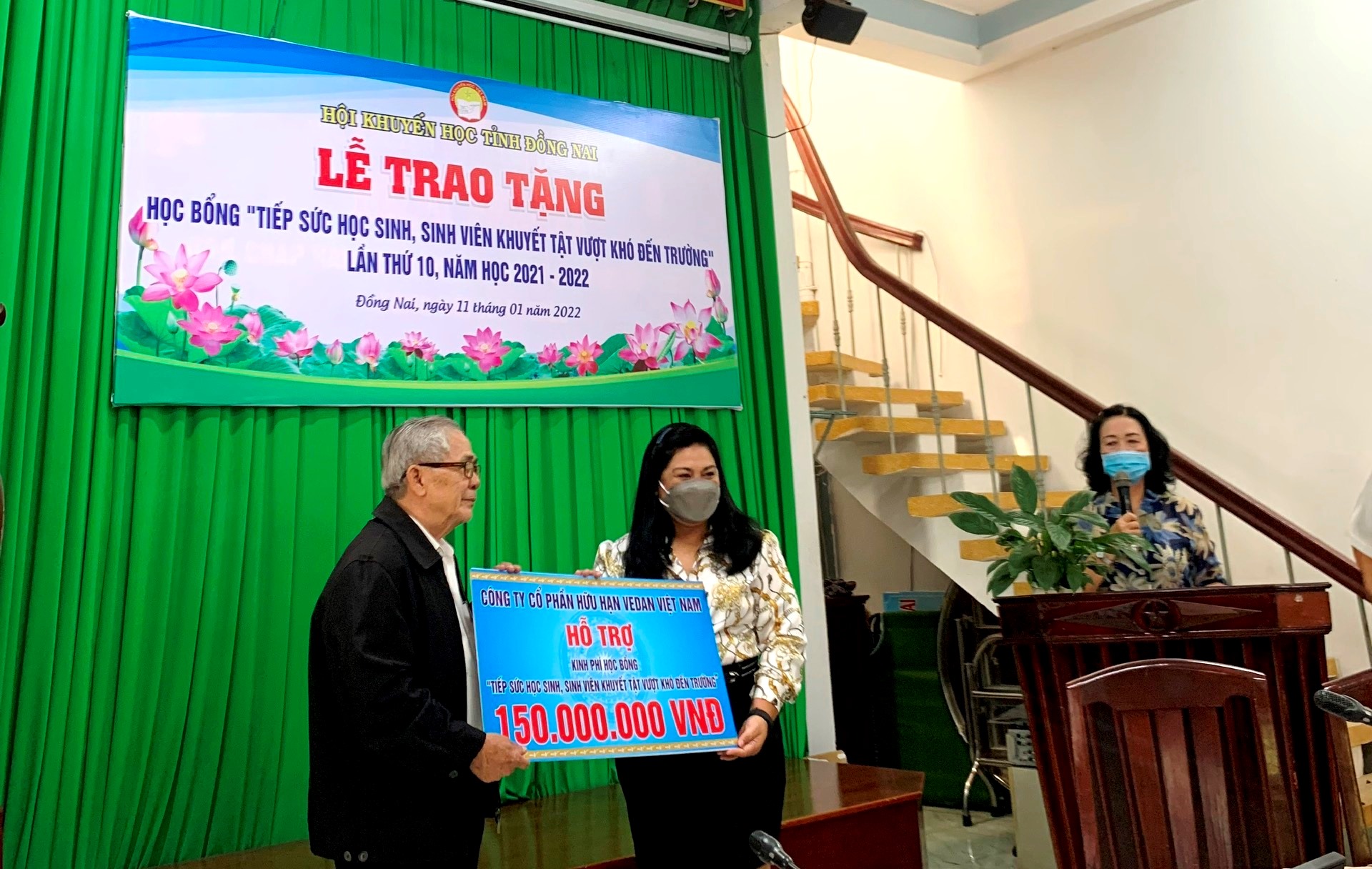 Vedan Việt Nam tiếp sức học sinh, sinh viên khuyết tật vượt khó đến trường