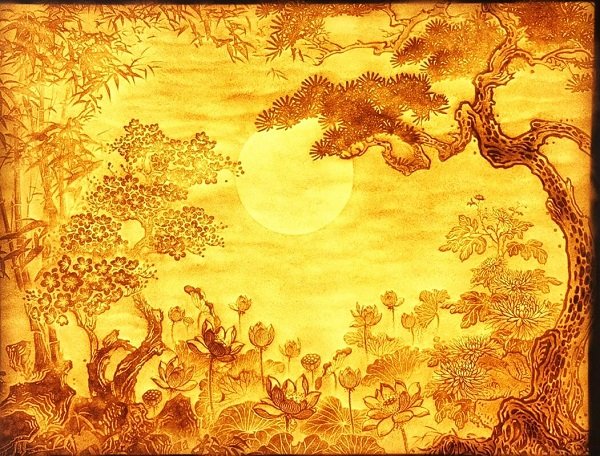Biến r&aacute;c c&agrave;nh dừa th&agrave;nh tranh - Ảnh 2.