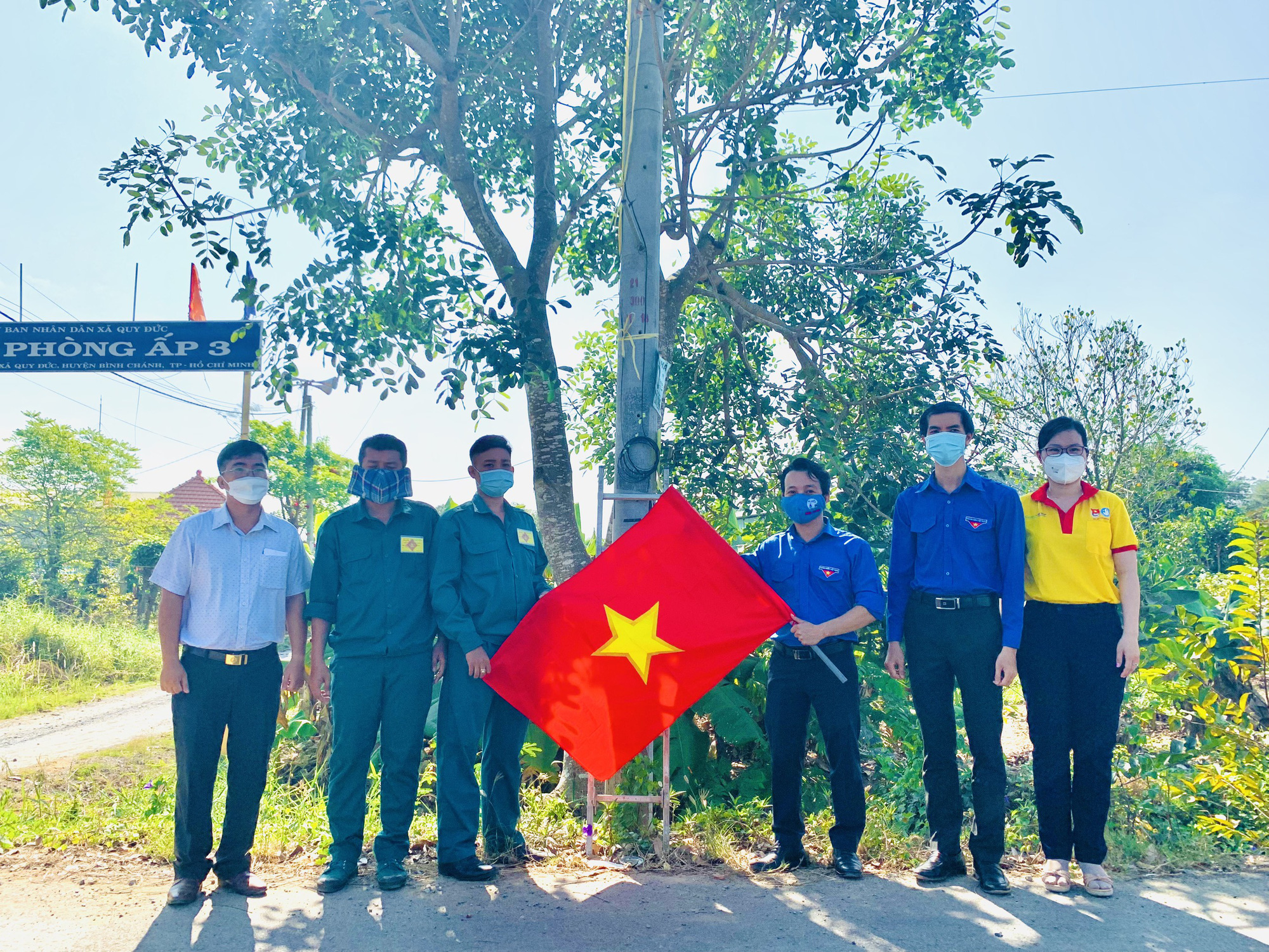 "Đường cờ Tổ quốc" tại huyện Bình Chánh