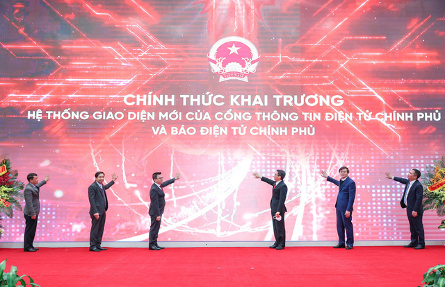 Cổng Thông tin điện tử Chính phủ khai trương giao diện mới