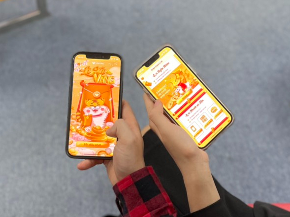 Tết này Có Mobile Money của VNPT - Vui lì xì trúng Vàng