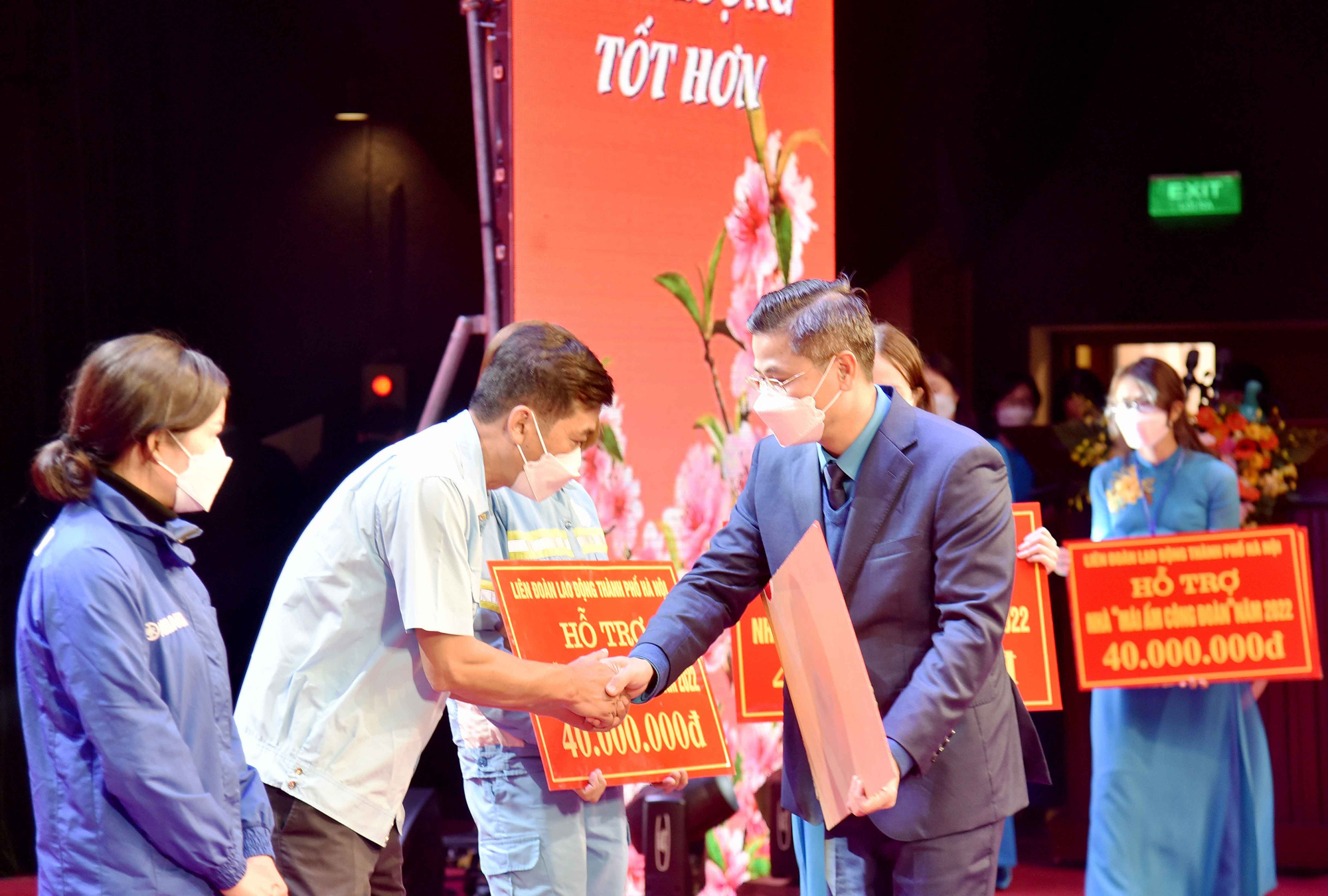 Hà Nội tổ chức Tết sum vầy - Xuân bình an năm 2022 cho công nhân lao động - Ảnh 3.