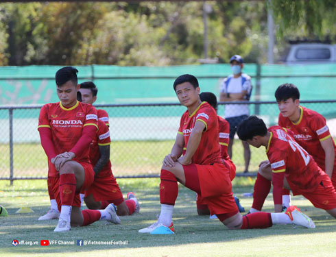 HLV Park Hang-seo cho đội tập mở