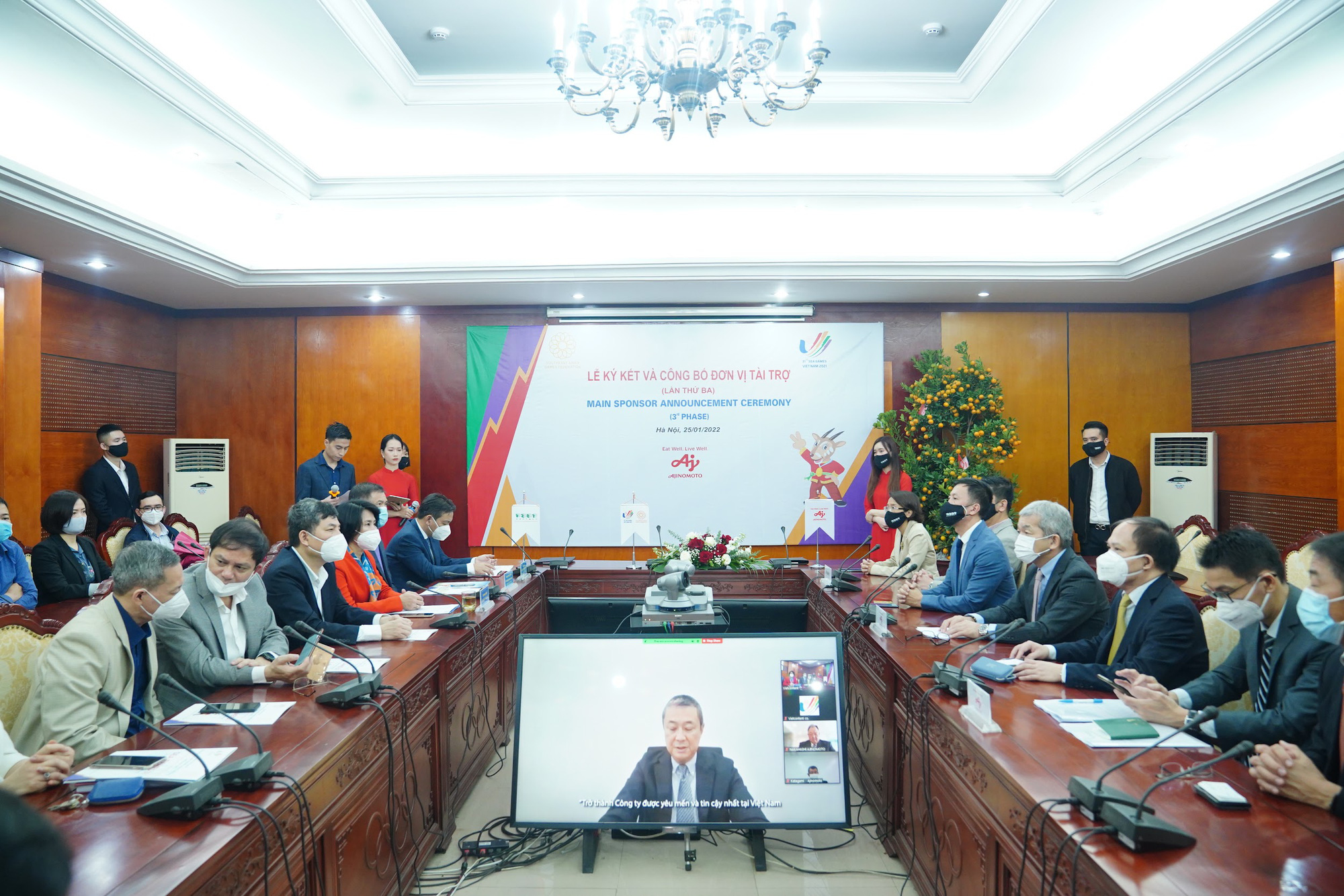 Tập đo&agrave;n Ajinomoto l&agrave; nh&agrave; t&agrave;i trợ ch&iacute;nh hạng cao nhất cho Sea Games lần thứ 31 tại Việt Nam - Ảnh 2.