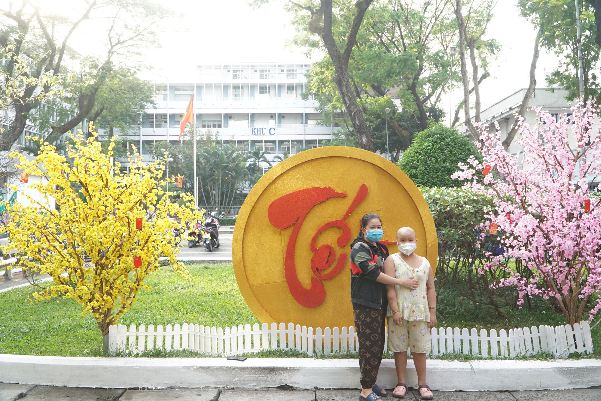 Bệnh nhi ung thư đón Tết tại bệnh viện