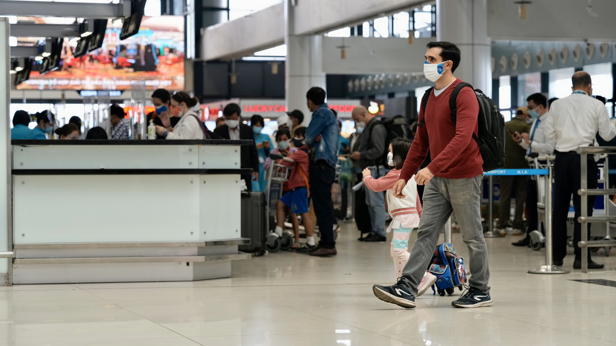 Sân bay Nội Bài vẫn thông thoáng trong cao điểm Tết Nguyên đán