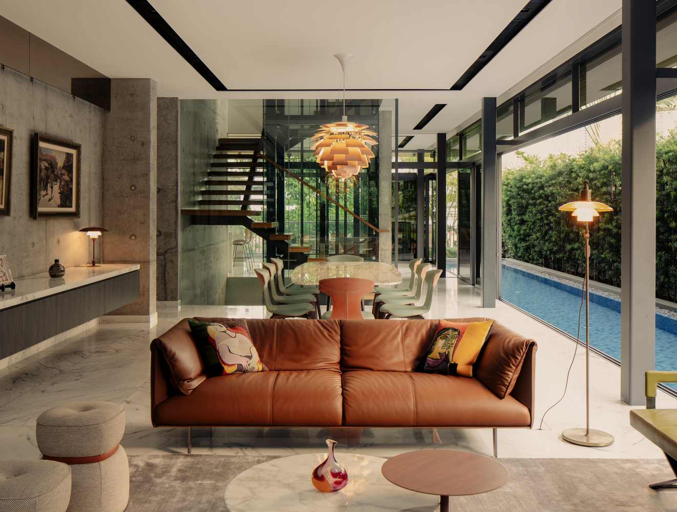 Biệt thự nguy nga nơi đảo quốc Singapore - Ảnh 5.