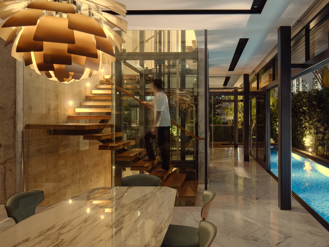 Biệt thự nguy nga nơi đảo quốc Singapore - Ảnh 8.