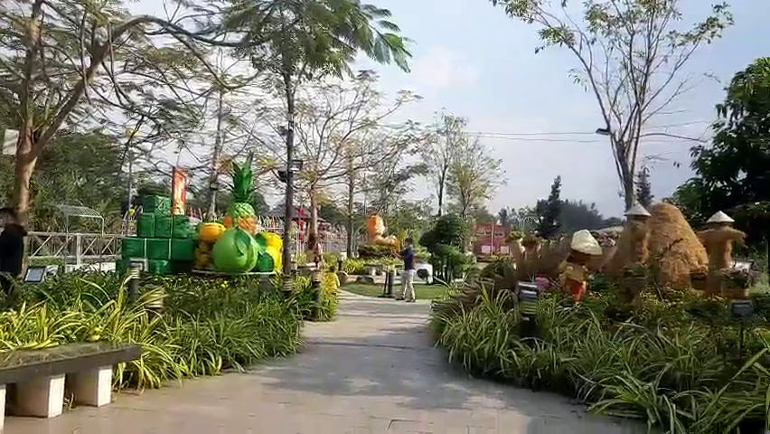 Những ch&uacute; hổ đ&aacute;ng y&ecirc;u ở Vườn hoa Cần Thơ Xu&acirc;n Nh&acirc;m Dần 2022 - Ảnh 23.